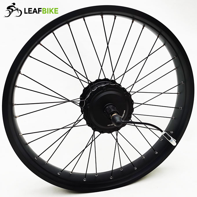 26 inch 48V 52V 500W 750W 1000W freewheel Cassette fat bike motor wheel