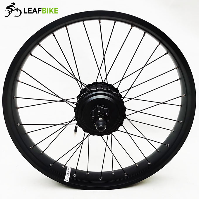 26 inch 48V 52V 500W 750W 1000W freewheel Cassette fat bike motor wheel