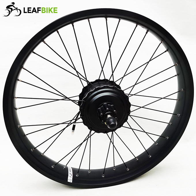 26 inch 48V 52V 500W 750W 1000W freewheel Cassette beach snow fat bike hub motor conversion kit