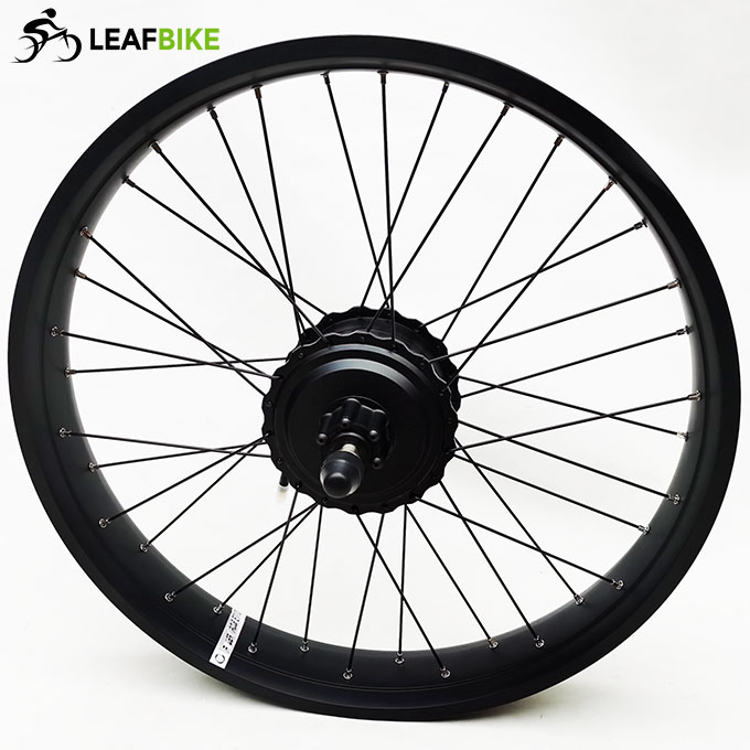 26 inch 48V 52V 500W 750W 1000W freewheel Cassette fat bike motor wheel