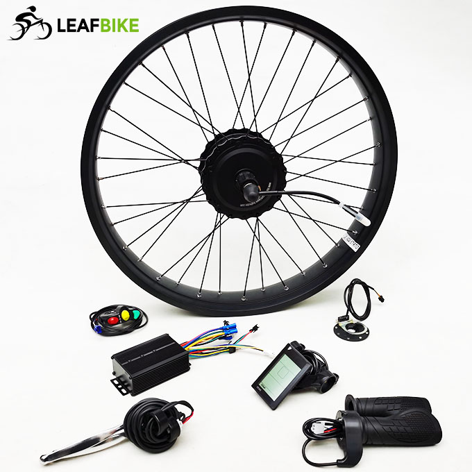26 inch 48V 52V 500W 750W 1000W freewheel Cassette beach snow fat bike hub motor conversion kit