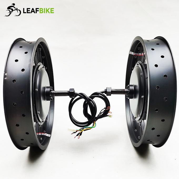20 inch 48V 52V 1500W beach snow fat tire single side shaft motor wheel