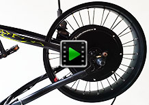 20 inch 48V 52V 1500W cassette fat motor kit video