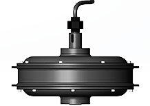 single shaft hub motor drawing