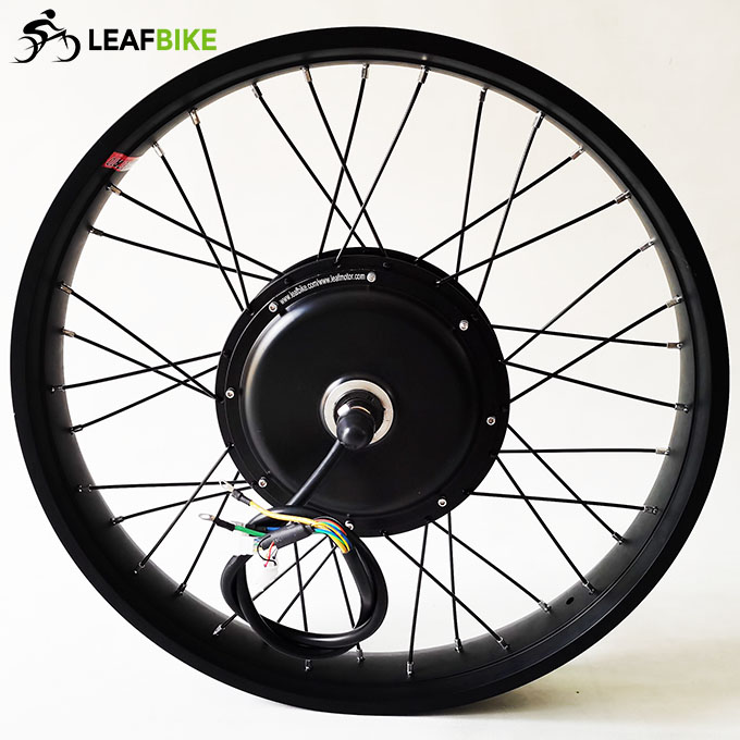 26 inch 72V 3000W front electric hub motor fat snow bike conversion kit