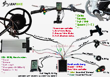 18 inch 36V 750W rear hub motor electric scooter conversion kit video