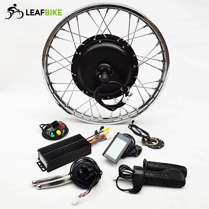 1.4 - 17 inch 48V 52V 1500W front electric motorcycle motor kit