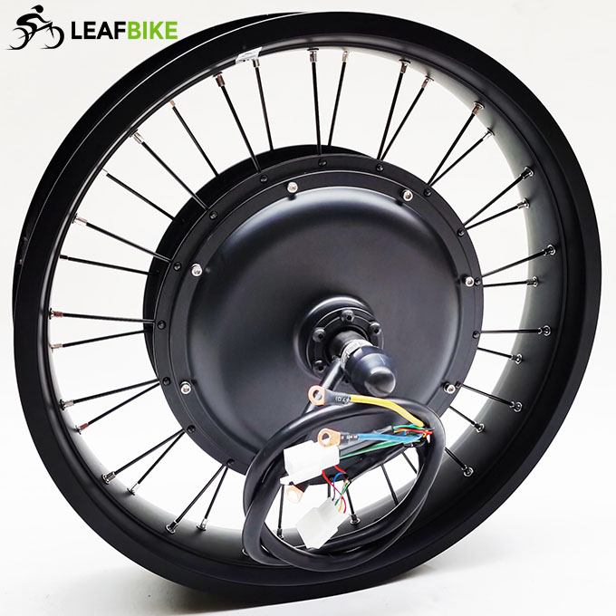 20 inch 72V 3000W rear hub motor electric bike conversion kit Beach Snow Fat Tire kit