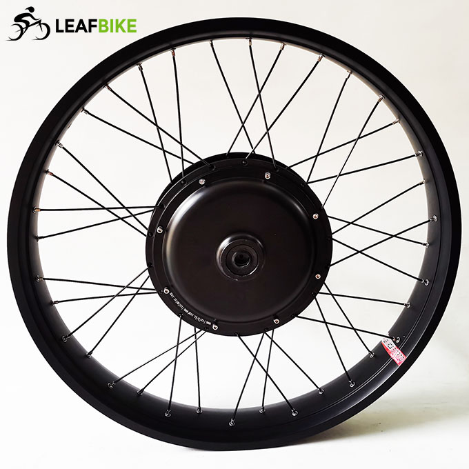 26 inch 48V 52V 2000W beach snow fat tire single side shaft motor wheel
