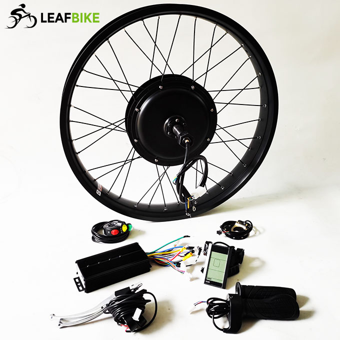 26 inch 48V 52V 2000W beach snow fat tire single side shaft motor kit