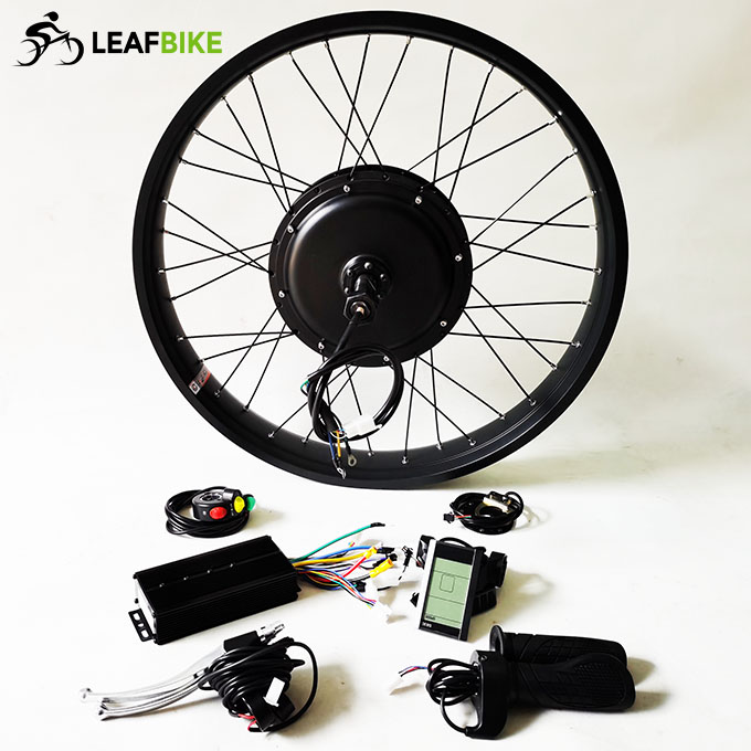 26 inch 48V 52V 2000W beach snow fat tire single side shaft motor kit
