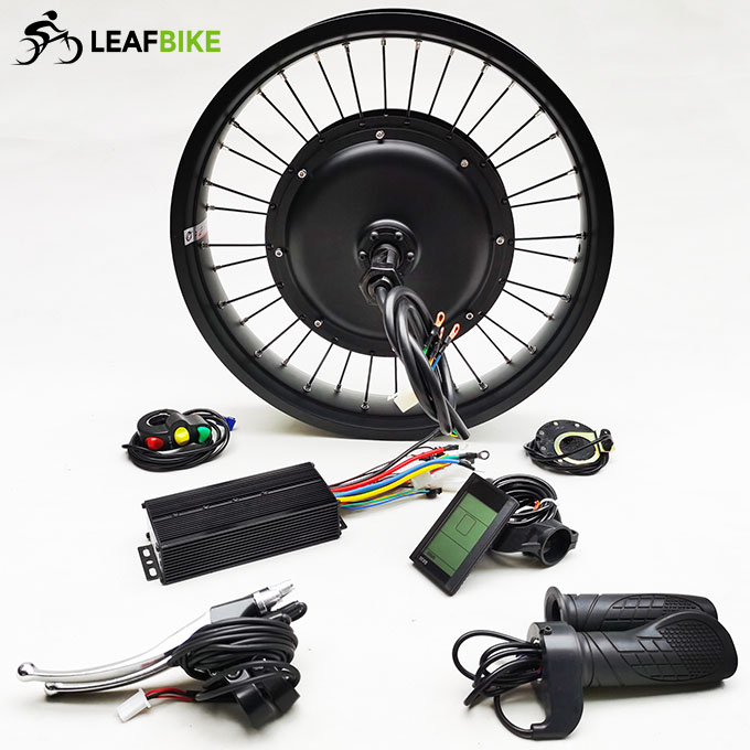 20 inch 48V 52V 2000W beach snow fat tire single side shaft motor kit