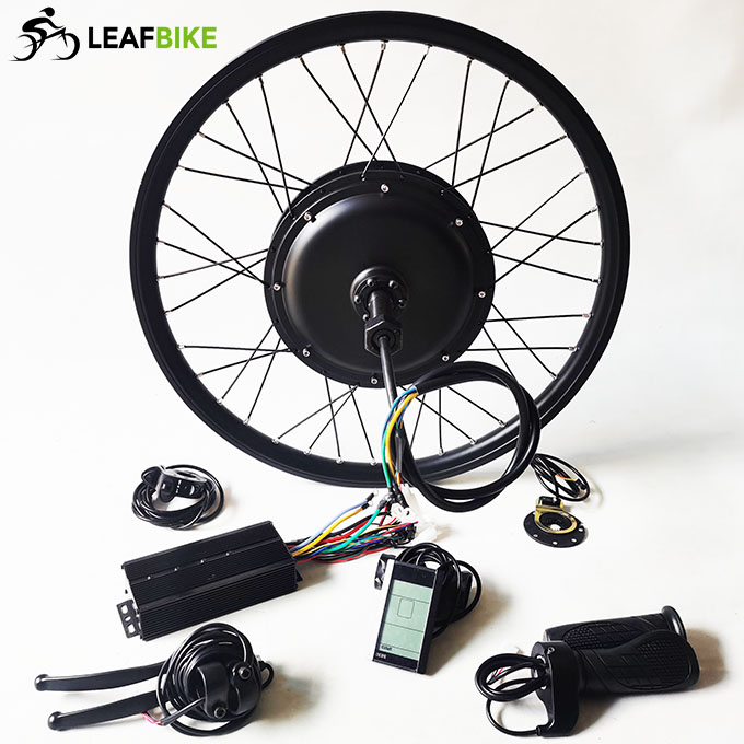 Single Shaft 24 inch 48V 52V 1500W hub motor conversion kit