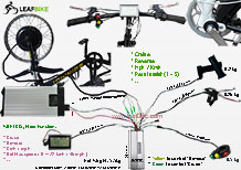 17 inch 48V 2000W front electric motorcycle motor conversion kit wire diagram 17 inch 48V 2000W front electric motorcycle motor conversion kit wire diagram
