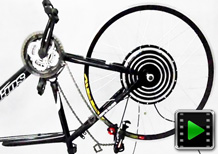 26 inch 750w electric bike conversion kit