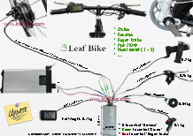 brushless hub motor electric bike conversion kit wire diagram