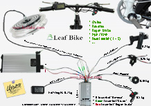 14 inch brushless hub motor electric bike conversion kit