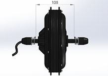 1000w front fat snow beach hub motor