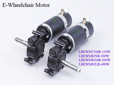 400W tech single shaft electric wheelchair motor - LEFT