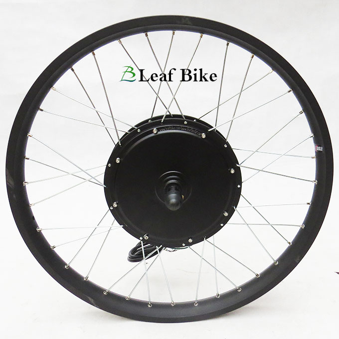 Wide rim 26 inch 48V 52V 1500W rear hub motor - bike conversion kit