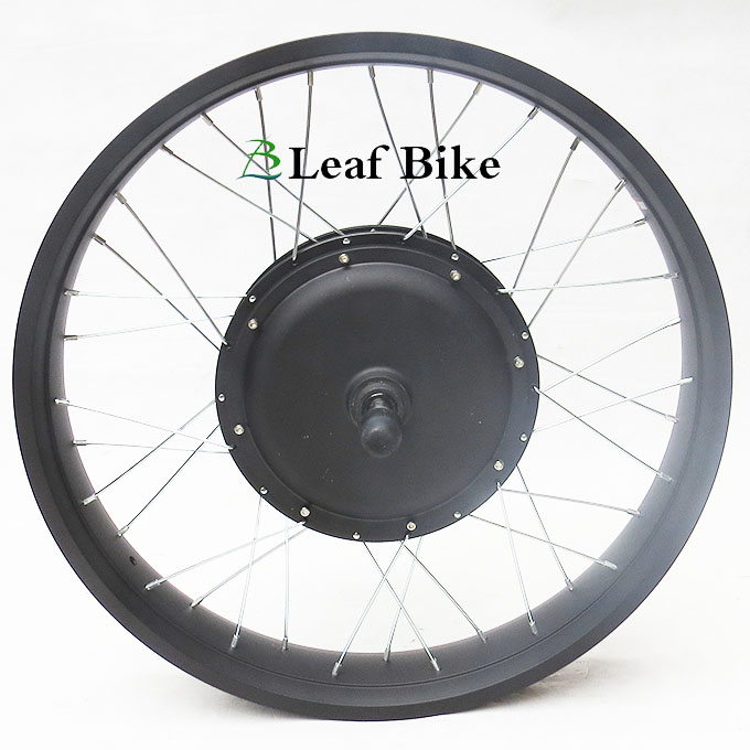 24 inch 48V 52V 1500W front hub motor - Beach Snow Fat Tire bike conversion kit