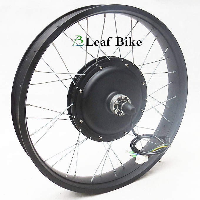 24 inch 48V 52V 1500W front hub motor - Beach Snow Fat Tire bike conversion kit