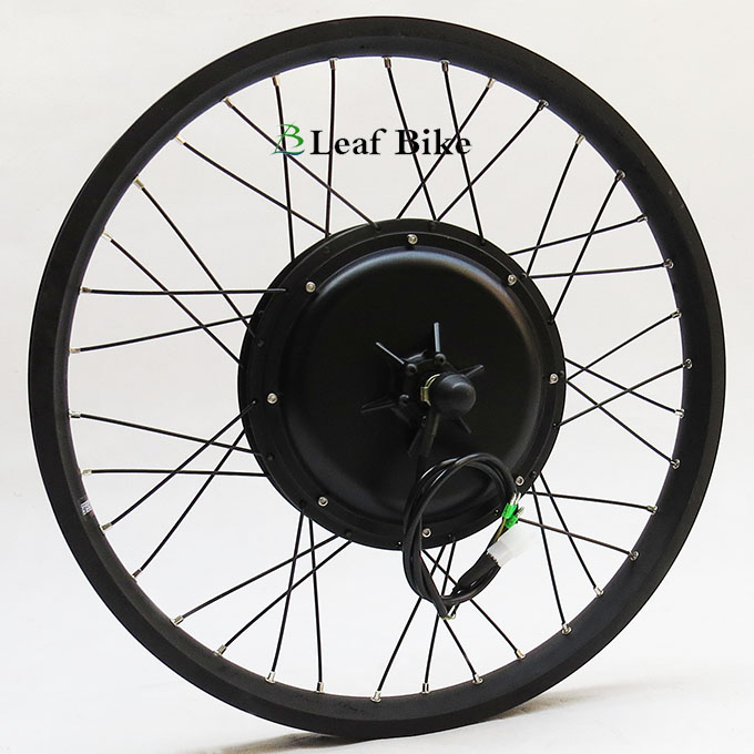 24 inch 57mm wide rim 48V 52V 1500W rear electric bike motor - bike conversion kit